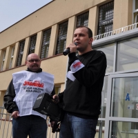 2010-03-30 - Pikieta przed siedzibą PR